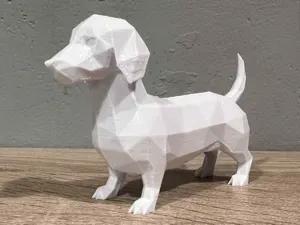 Dachshund, Sausage Dog - Animal - Dog - Low Poly
