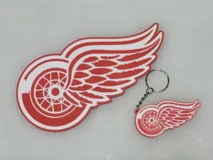 Detroit Red Wings Decal + Keychain fry's cave bro