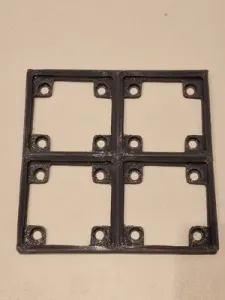 Gridfinity Baseplate 2x2 with magnet holes