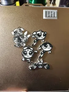 The Powerpuff Girls keychain