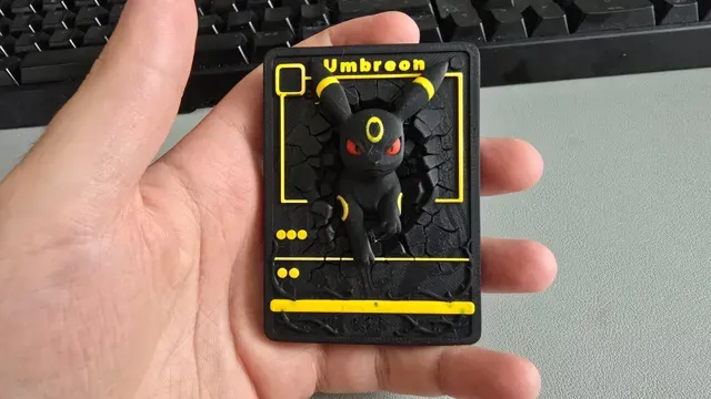 3d Umbreon TCG Card — Image 2 of 4