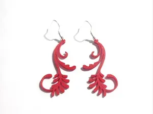 Scarlet Fern - Earrings