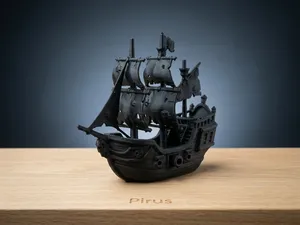 Black Pearl Benchy–Pirate Ship Inspired 3D Benchy
