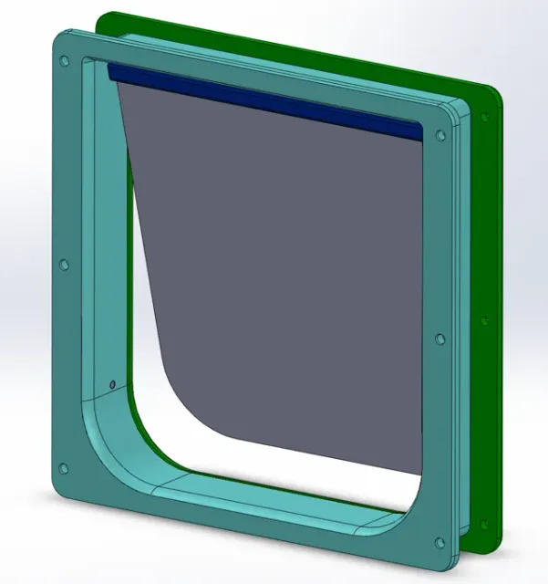 PET DOOR - SMALL DOG / CAT (INTERIOR DOOR) — Фото 10 из 16