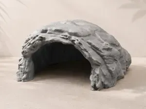 Wide Entrance Rock Cave Hide -Terrarium & Aquarium