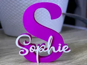 SOPHIE name ornament nameplate initial Sofia names