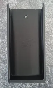 Wall mount for the remote control of a CARATEC TV