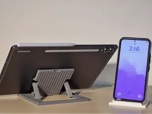 Modern Foldable Tablet + Phone Stand