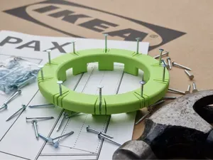 IKEA Nail Holder – Holds 10 Nails at Once