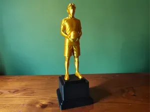 oscar footballer men statue