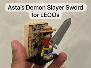 Astas Demon-Slayer Sword (Black Clover) for LEGOs