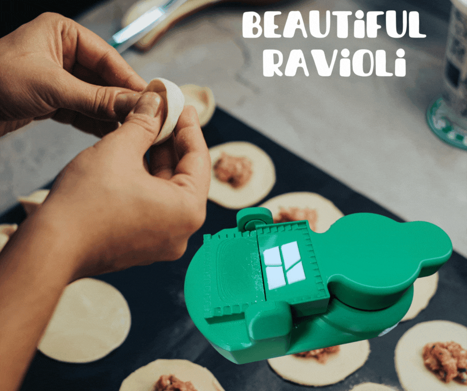 Beautiful Ravioli at home