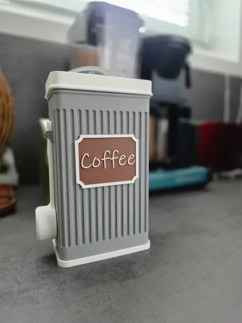 Retro Coffee Container with Scoop — Фото 2 из 5