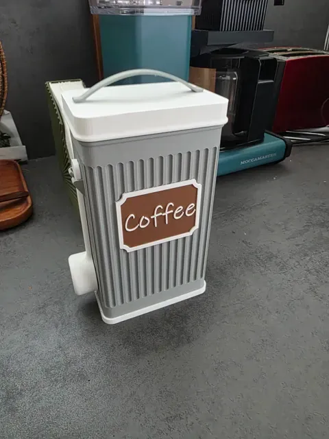 Retro Coffee Container with Scoop — Фото 4 из 5