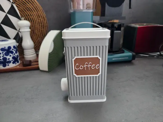 Retro Coffee Container with Scoop — Фото 3 из 5