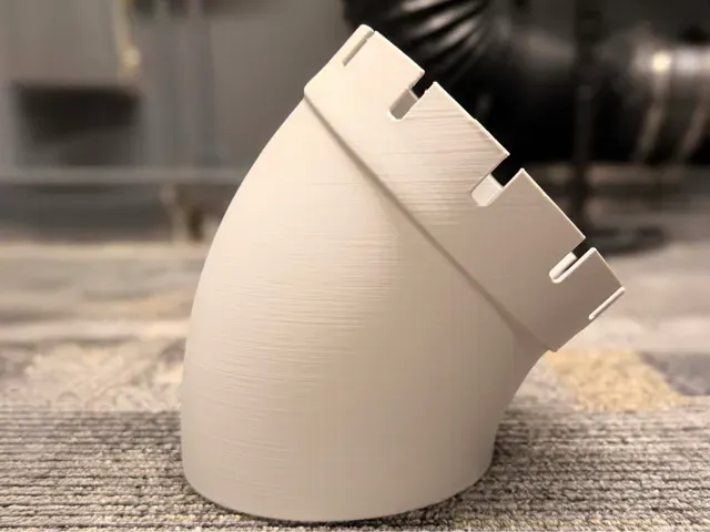 6 Inch ( 150 mm ) 45 degree Adjustable Angle Duct