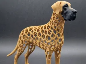 Voronoi Dog Great Dane