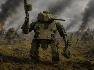 T-34 BSH Bogatyr Medium Tank Mech Articulated