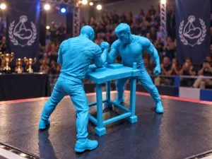 Arm Wrestling Diorama – Two Competitors & Table