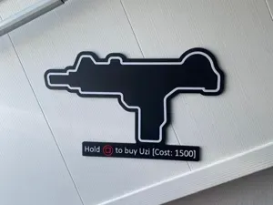 Call of Duty Zombie Wandkauf Uzi