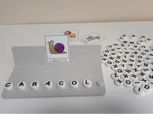 JUEGO MANIPULATIVO PARA TRABAJAR LECTOESCRITURA
