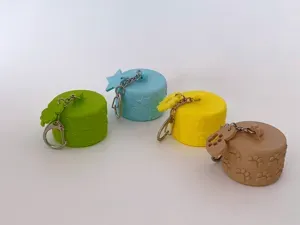 Small bag charm - Travel container #2