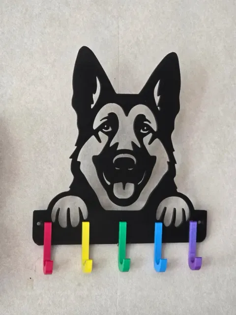 Dog Leash & Collar Holder, German Shepherd — Фото 2 из 4