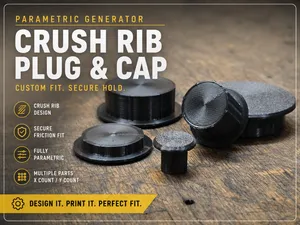 Parametric Cap & Plug Generator