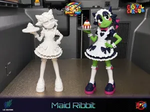 Ribbit Maid Fan Art Figur | TADC Inspired