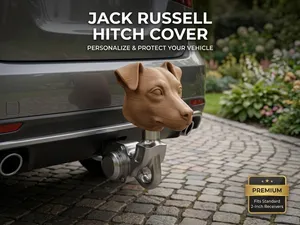 Jack Russell Terrier Trailer Hitch Ball Cover