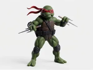 Raphael TMNT Chibi Figurine