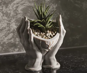 Heart Hands Vase
