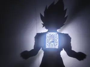 龙珠 悟空 Goku 超级赛亚人 卡卡罗特 投影灯 剪影灯 6h+ 200+g 组装简单
