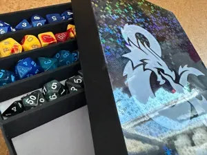 Dice Organizer and Rolling Tray Combo