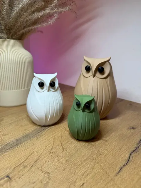 Modern Owls – 3 Piece Set — Image 7 of 12