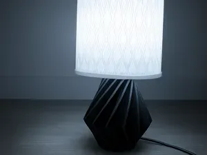 Modern 3D Printed Table Lamp / Lampa