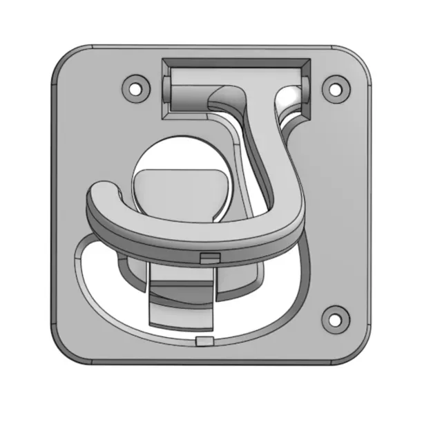 Foldable bottom hanging hook — Image 14 of 15
