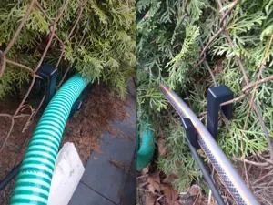 Rounded hook for mesh wire fences
