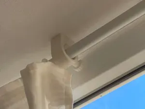 Ceiling Curtain Rod Mount ≤40mm with Hidden Screw
