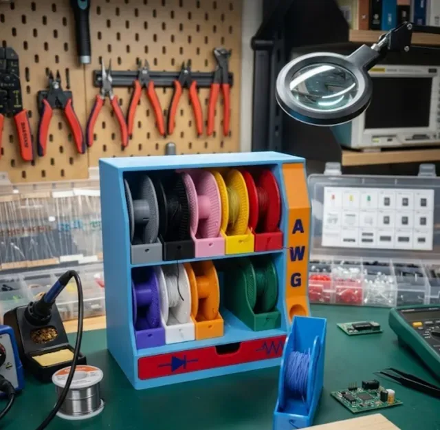 Mobiletto porta bobine filo AWG — Image 2 of 6