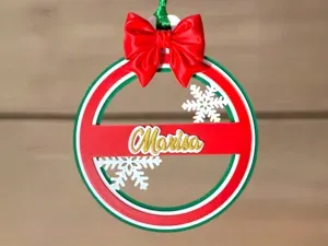Bola de Navidad (editable)