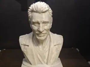 Buste de Johnny Hallyday