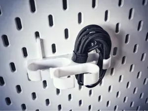 Waffle 2M USB Cable Holder for Ikea Skadis