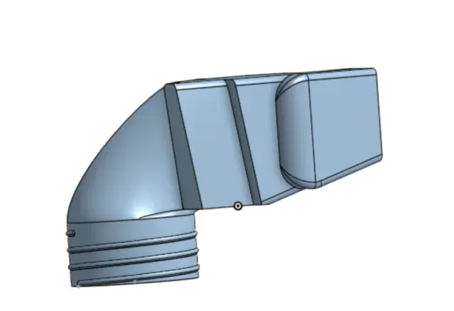 Tilt Window Hose Adapter 100mm – 3D Printer & AC — Image 9 of 12