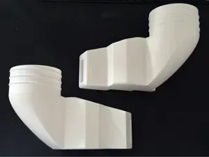 Tilt Window Hose Adapter 100mm – 3D Printer & AC