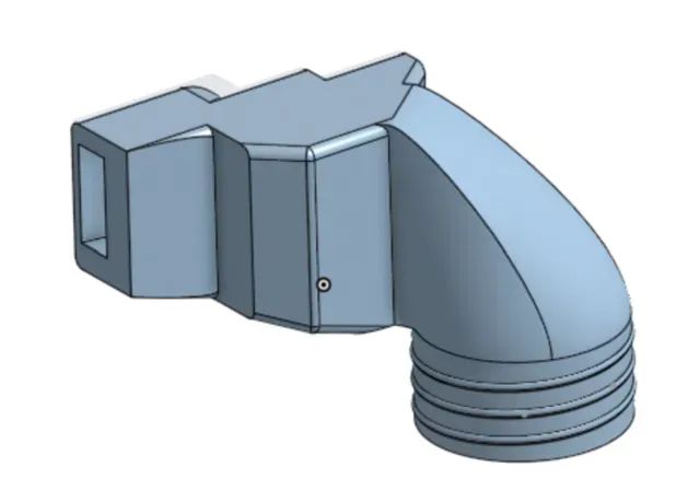 Tilt Window Hose Adapter 100mm – 3D Printer & AC — Image 10 of 12