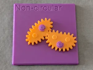 Non-circular Gears - Educational model