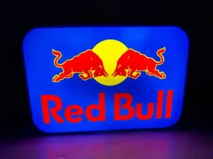 Red Bull Lightbox Deco Model Retro Gaming Display