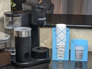 Coffee Cup & Lid Holders Stand