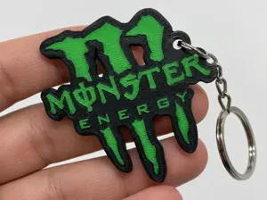 Can tab opener Monster keychain Energy Drink 3D